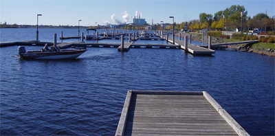Docks at Fort Frances Marina